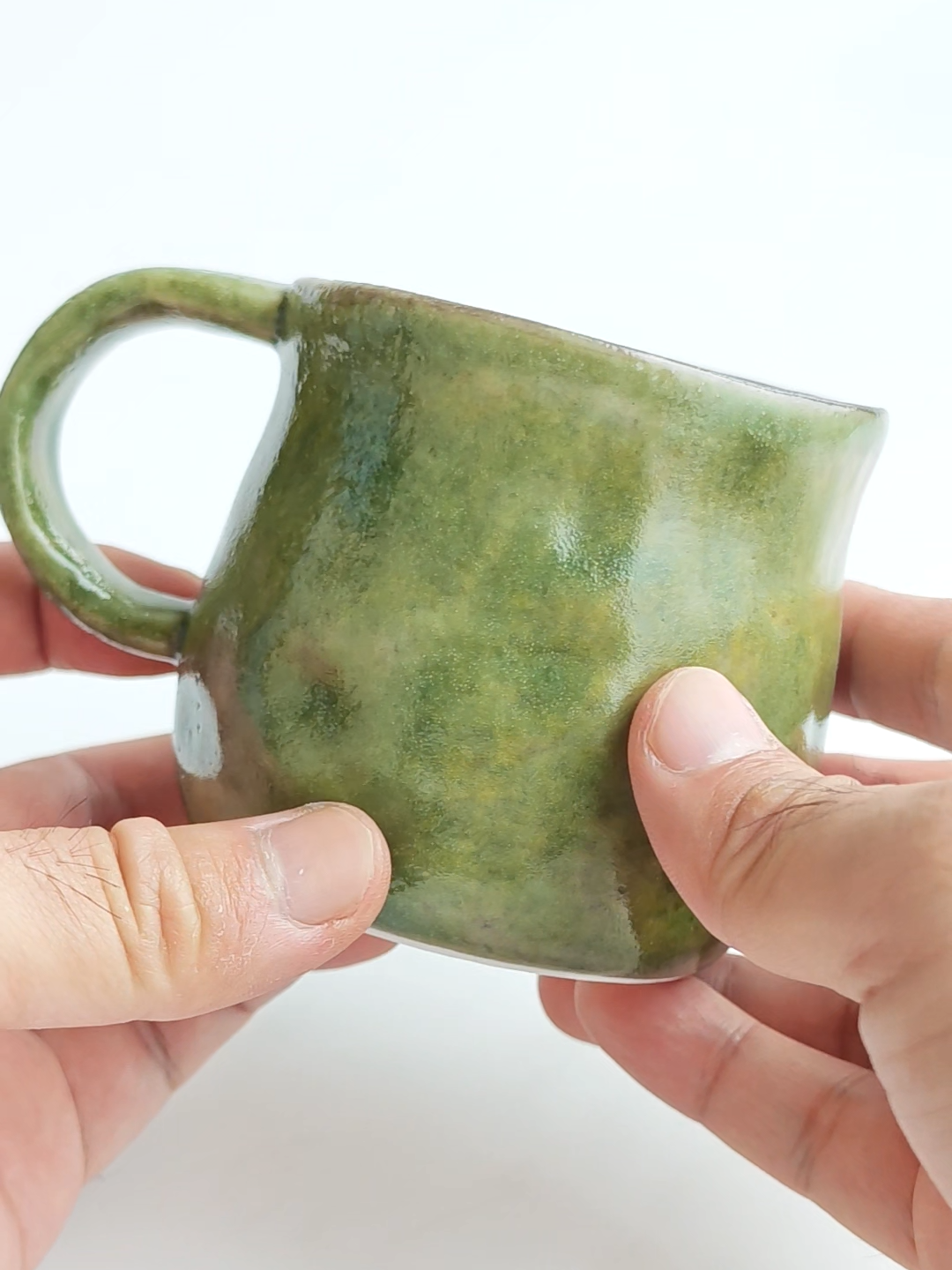Shino Green Ceramic Mug 270ml